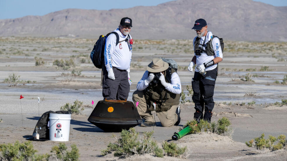 Space Mission Returns with Samples from Asteroid